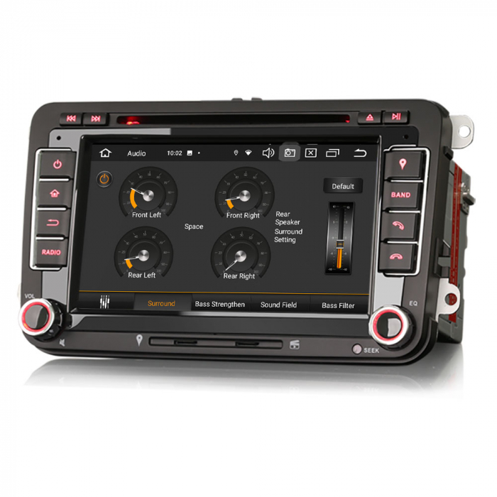 Navigatie auto, Pachet dedicat VW Golf Passat Tiguan Polo Eos Seat Skoda, Android 13 [5]