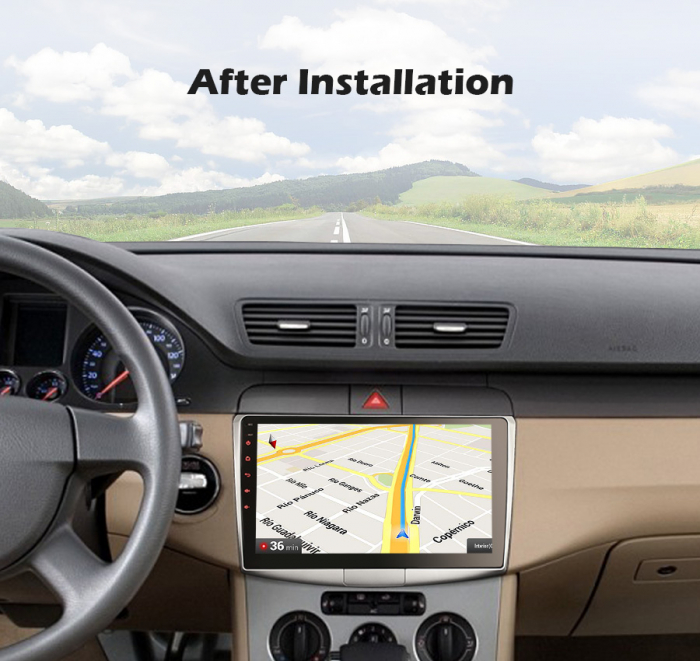 Navigatie auto, Pachet dedicat VW Passat B6 B7 CC ,10.1 inch, Android 12 [11]