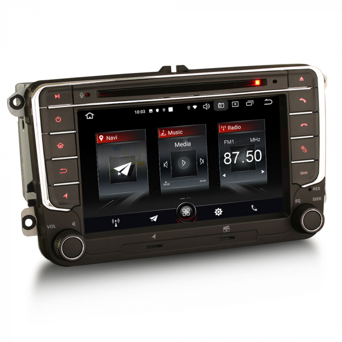 Navigatie auto, Pachet dedicat VW Skoda Seat,7 inch, Android 10 [4]