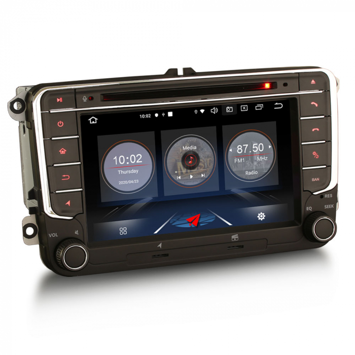 Navigatie auto, Pachet dedicat VW Skoda Seat,7 inch, Android 10 [8]