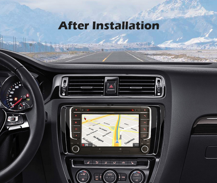 Navigatie auto, Pachet dedicat VW Skoda Seat,7 inch, Android 10 [11]