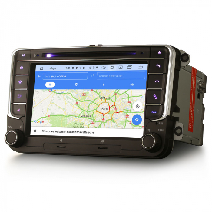 Navigatie auto, Pachet dedicat VW Skoda Seat,7 inch, Android 10 [7]