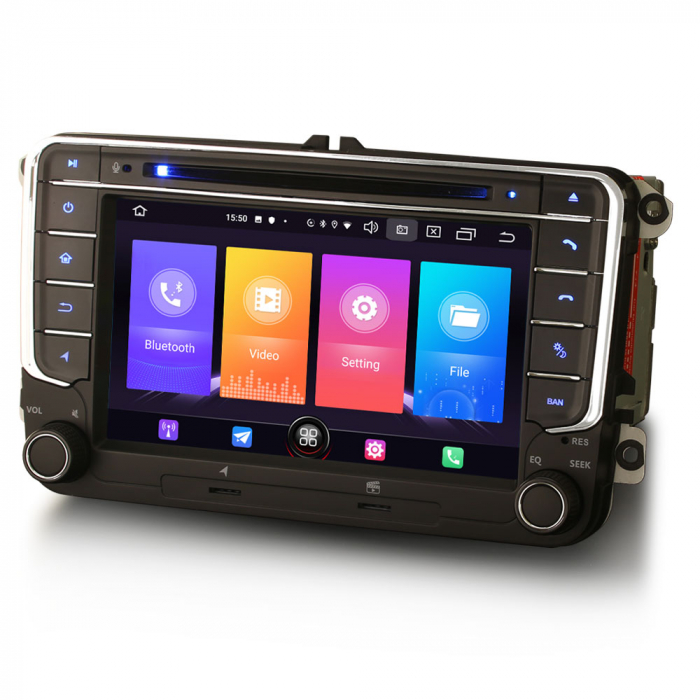 Navigatie auto, Pachet dedicat VW Skoda Seat,7 inch, Android 10 [2]