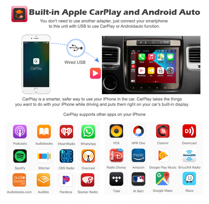 Navigatie auto, Pachet dedicat VW TOUAREG , 8.4 Inch, Octa Core, android 12 [15]