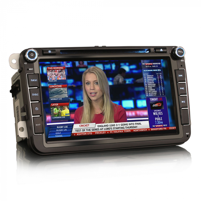 Navigatie auto, Pachet dedicat VW Golf 5/6 Bora Passat Polo Tiguan Caddy Jetta Skoda Seat Leon, 8 Inch [10]