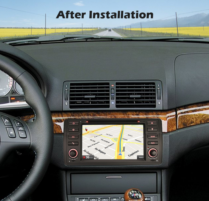 Navigatie auto, Pachet dedicat BMW E46, 7 Inch, Octa Core [13]