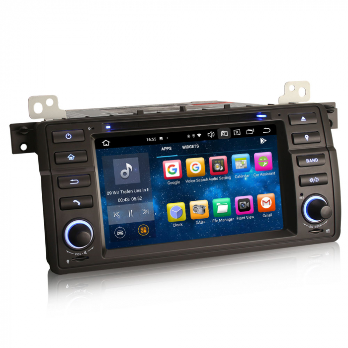 Navigatie auto, Pachet dedicat BMW E46, 7 Inch, Octa Core [5]