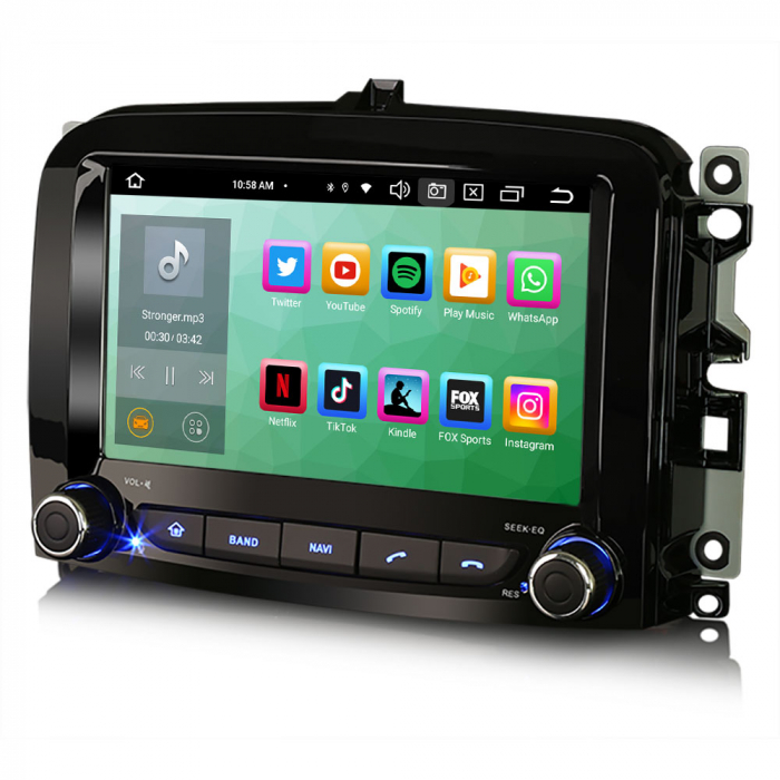 Navigatie auto, Pachet dedicatFiat 500L, Android 13, 7 inch [7]