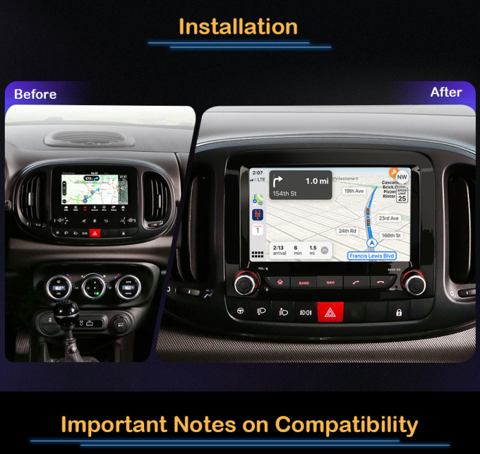 Navigatie auto, Pachet dedicatFiat 500L, Android 13, 7 inch [11]