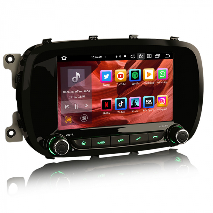 Navigatie auto, Pachet dedicatFiat 500X, Android 13, 7 inch [5]