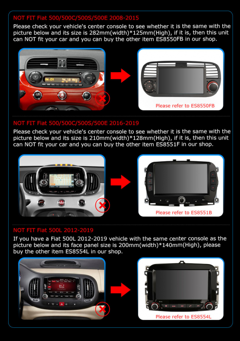Navigatie auto, Pachet dedicatFiat 500X, Android 13, 7 inch [13]