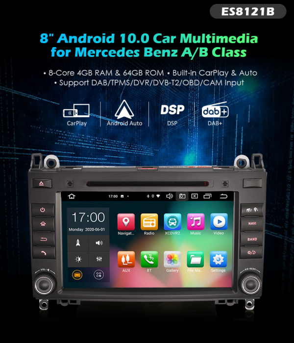 Navigatie auto, Pachet dedicat Mercedes Benz Sprinter Viano Vito , 8 Inch, Octa Core [10]