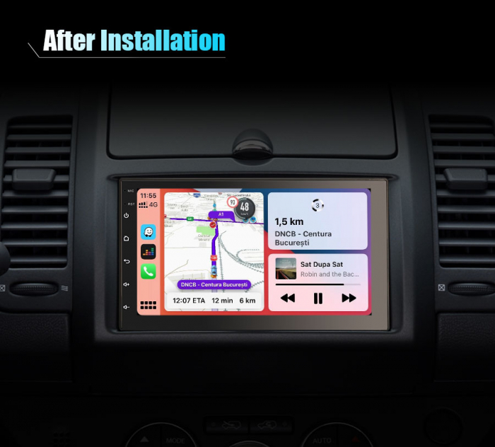 Navigatie auto universala 2DIN,(Nissan) 7 inch, Android 11 [11]