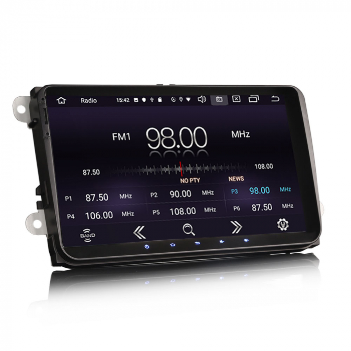 Navigatie auto, VW EOS Golf 5/6 Polo Passat Tiguan T5 Multivan Seat, 9 inch, Android 10 [7]