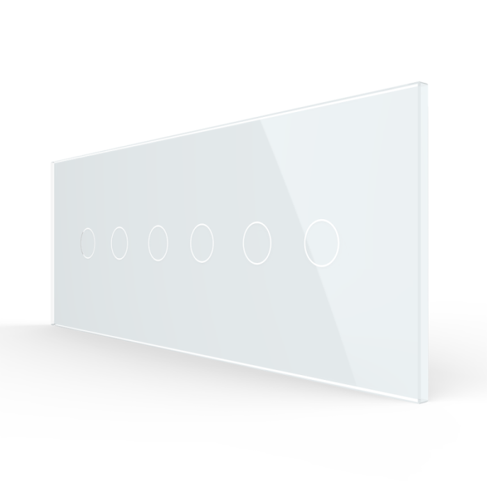 Panou Intrerupator Dublu + Dublu + Dublu cu Touch LIVOLO din Sticla, Standard Italian – 6/7M [2]