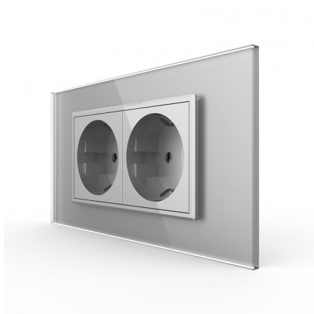 Priza Schuko dubla, standard italian/modular 4M [3]