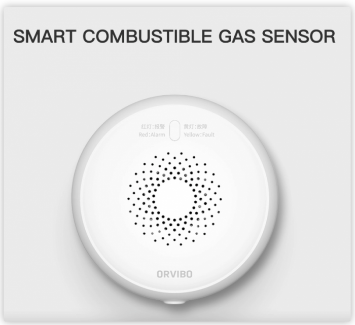 Senzor Smart de gaz ORVIBO, ZigBee, Wi-Fi, 2.4 GHz, indicator LED, SG30 [3]