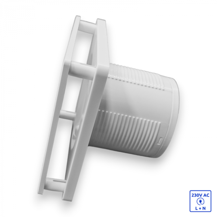 Ventilator cu panou din sticla, cu temporizator, Alb [2]