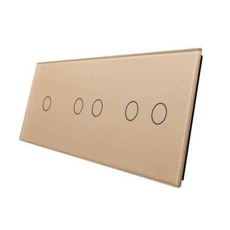 Livolo - Accesorii - Panou întrerupător simplu + dublu + dublu
