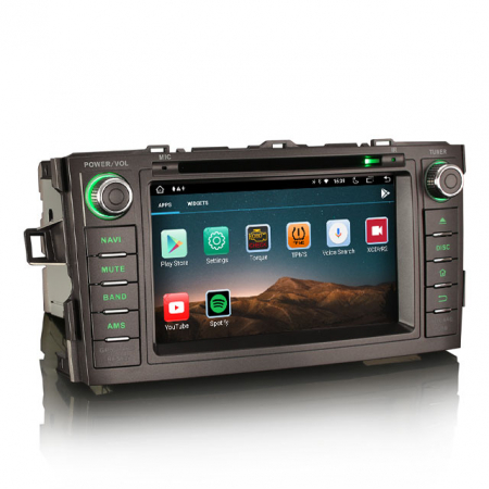 Pachet dedicat TOYOTA AURIS COROLLA ALTIS,7 inch, Android 11, Octa Core [6]