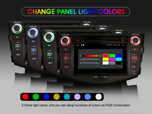 Navigatie auto, Pachet dedicat TOYOTA RAV 4,7 inch, Android 10, GPS, WIFI, DAB+,DVD, 2GB RAM, 16GB memorie interna [5]