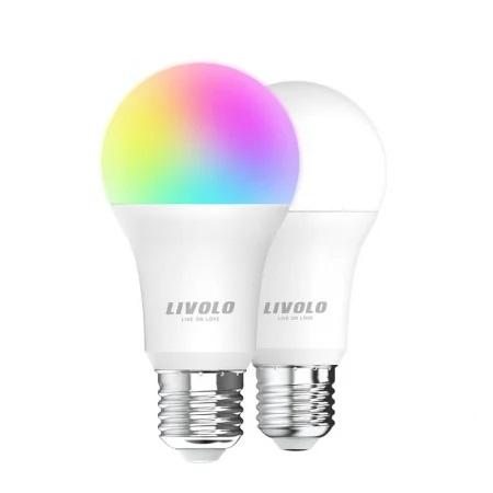 Livolo - Accesorii - Bec inteligent WiFi, RGB, soclu E27