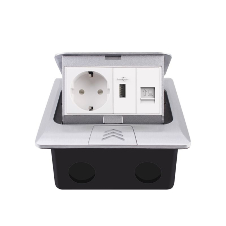 Carcasa prize incorporabile pardoseala, 4M, Gri [2]