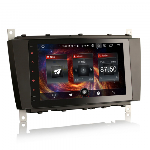 Navigatie auto, Pachet dedicat Mercedes Benz C-Class W203 W209, Android 10.0, 8 inch [7]