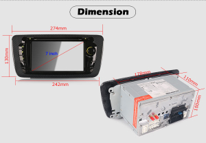 Navigatie auto, Pachet dedicat SEAT IBIZA, Android 10.0,7 inch [10]