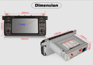 Navigatie auto, Pachet dedicat BMW M3 E46 3er 318 Rover 75,7 inch, Android 10.0, Octa Core [8]