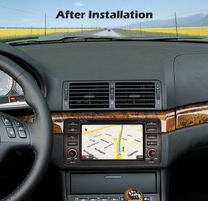 Navigatie auto, Pachet dedicat BMW M3 E46 3er 318 Rover 75,7 inch, Android 10.0, Octa Core [7]