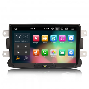 DACIA/RENAULT - Navigatie auto, Pachet dedicat Renault Dacia Duster Logan Sandero Dokker, 8 Inch, Android 10.0, Octa Core