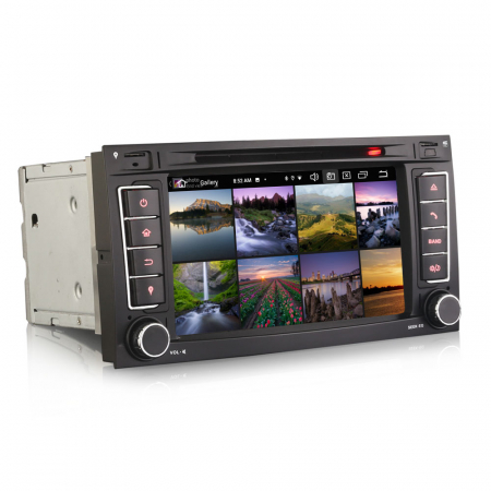 Navigatie auto 2 din, Pachet dedicat VW T5 Multivan TOUAREG, Android 12 [2]