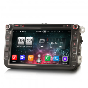 Navigatie auto 2 din, Pachet dedicat VW Seat Skoda, Android 12 [1]
