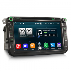 Navigatie auto 2 din, Pachet dedicat VW Seat Skoda, Android 12 [2]