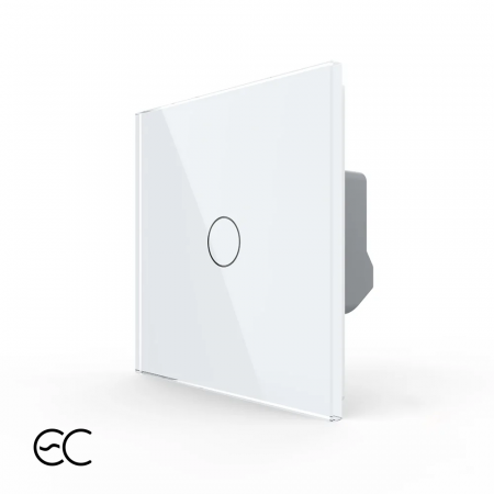 Intrerupator simplu protocol Zigbee EC tactil, Generatie Noua, cu panou sticla [3]