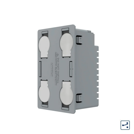 Livolo - Accesorii - Modul intrerupator cvadruplu cap scara / cruce cu touch Livolo, standard Italian 3M