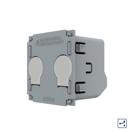 Livolo - Accesorii - Modul Intrerupator Dublu Cap Scara / Cruce cu Touch LIVOLO