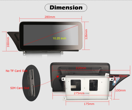Navigatie auto 2 din, Pachet dedicat Audi A4/A5/B8/S4/S5, Android 11, 10.25 Inch [23]