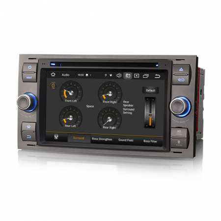 Navigatie auto 2 din, Pachet dedicat Ford Fiesta Fusion Kuga Transit Galaxy, 7 Inch, Android 13 [3]