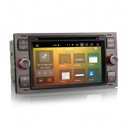 Navigatie auto 2 din, Pachet dedicat Ford Fiesta Fusion Kuga Transit Galaxy, 7 Inch, Android 13 [6]