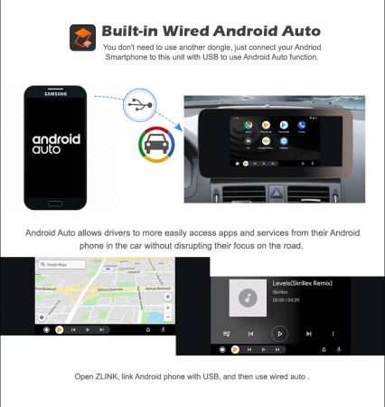 Navigatie auto 2 din, Pachet dedicat Mercedes-Benz C-Class W204 2008-2010, Android 11, 10.25 Inch [13]