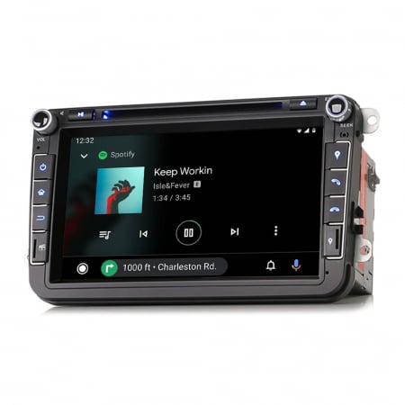 Navigatie auto 2 din, Pachet dedicat VW Golf Passat Polo Bora Seat Peugeot 307, Android 12 [3]