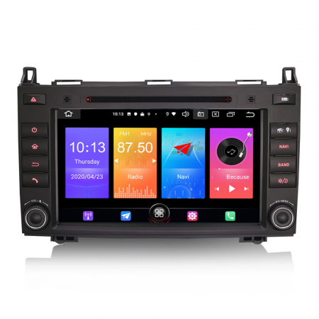 VW/SEAT/SKODA - Navigatie auto, Mercedes-Benz A/B Class W169 Vito Viano Sprinter VW Crafter, 8 inch, Android 10