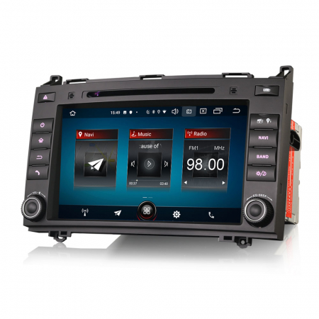 Navigatie auto, Mercedes-Benz A/B Class W169 Vito Viano Sprinter VW Crafter, 8 inch, Android 10 [2]