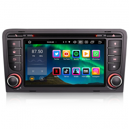 AUDI - Navigatie auto, Pachet dedicat AUDI A3 S3 RS3 RNSE-PU, Android 12, Octa Core