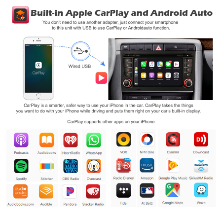 Navigatie auto, Pachet dedicat Audi A4, 7 Inch, Octa Core [13]
