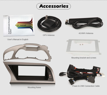 Navigatie auto, Pachet dedicat Audi A4 ,8.8 inch, Android 11 [25]