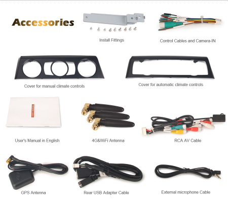 Navigatie auto, Pachet dedicat BMW 1 Serie E81 Hatchback E82 E88 , Android 13 [22]