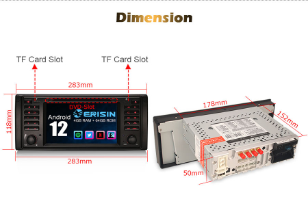 Navigatie auto, Pachet dedicat BMW 5 Series E39 M5, Android 13 [11]